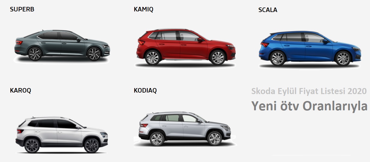 Skoda Eylül 2020 Fiyat Listesi Yayınlandı. İşte Yeni ÖTV oranlarıyla Sunulan Skoda Fiyatları!