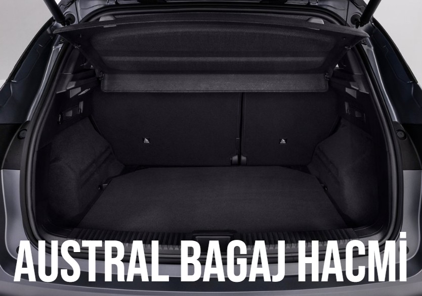 Renault Austral bagaj hacmi
