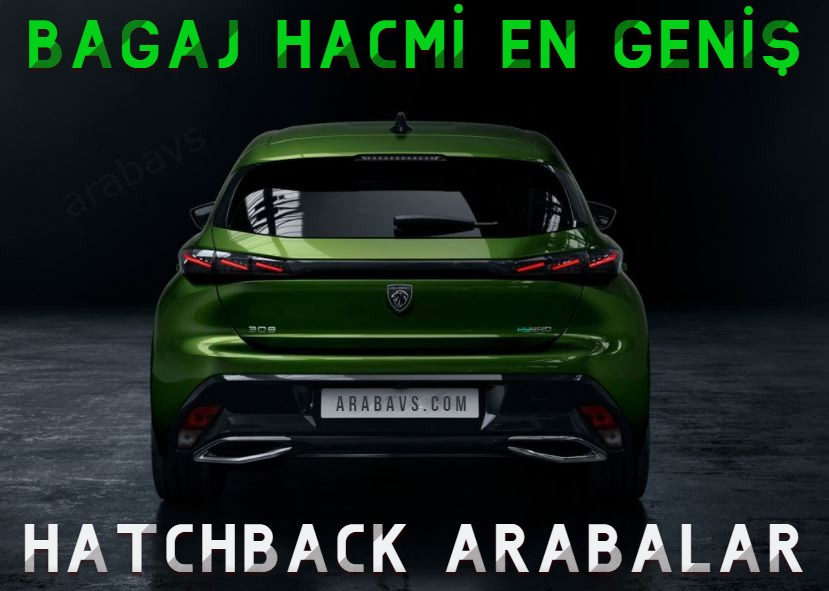 Bagaj Hacmi en geniş HB arabalar