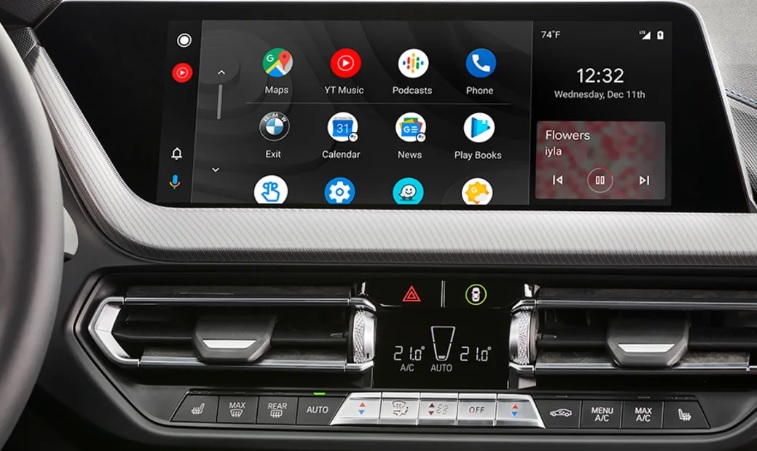 bmw modellerine android auto desteği