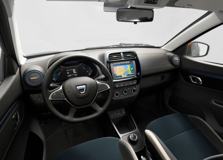 Yeni Dacia Spring İç tasarımı ve özellikleri