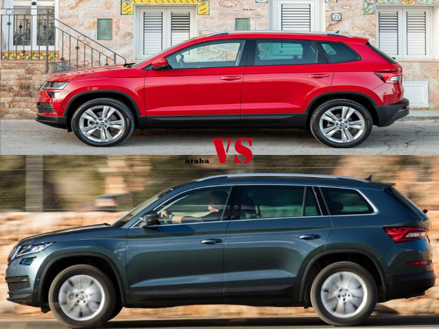 Skoda Kodiaq vs Skoda Karoq karşılaştırması