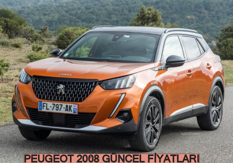 Peugeot 2008 fiyat listesi