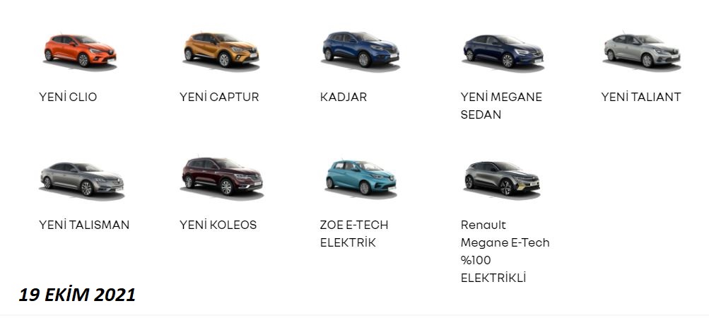 Renault fiyatları değişti!