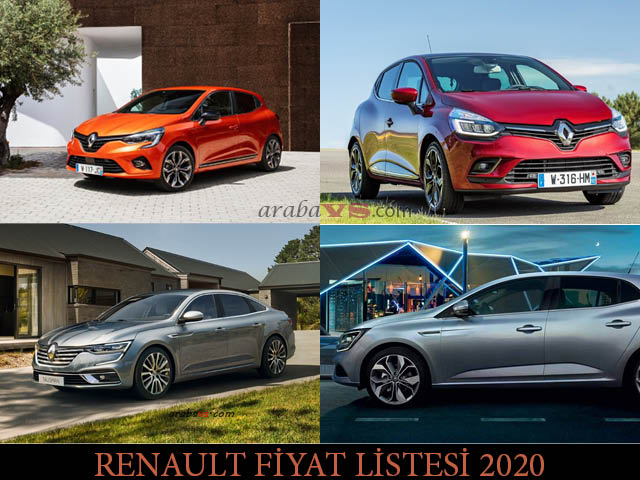 Renault Fiyat listesi 2020