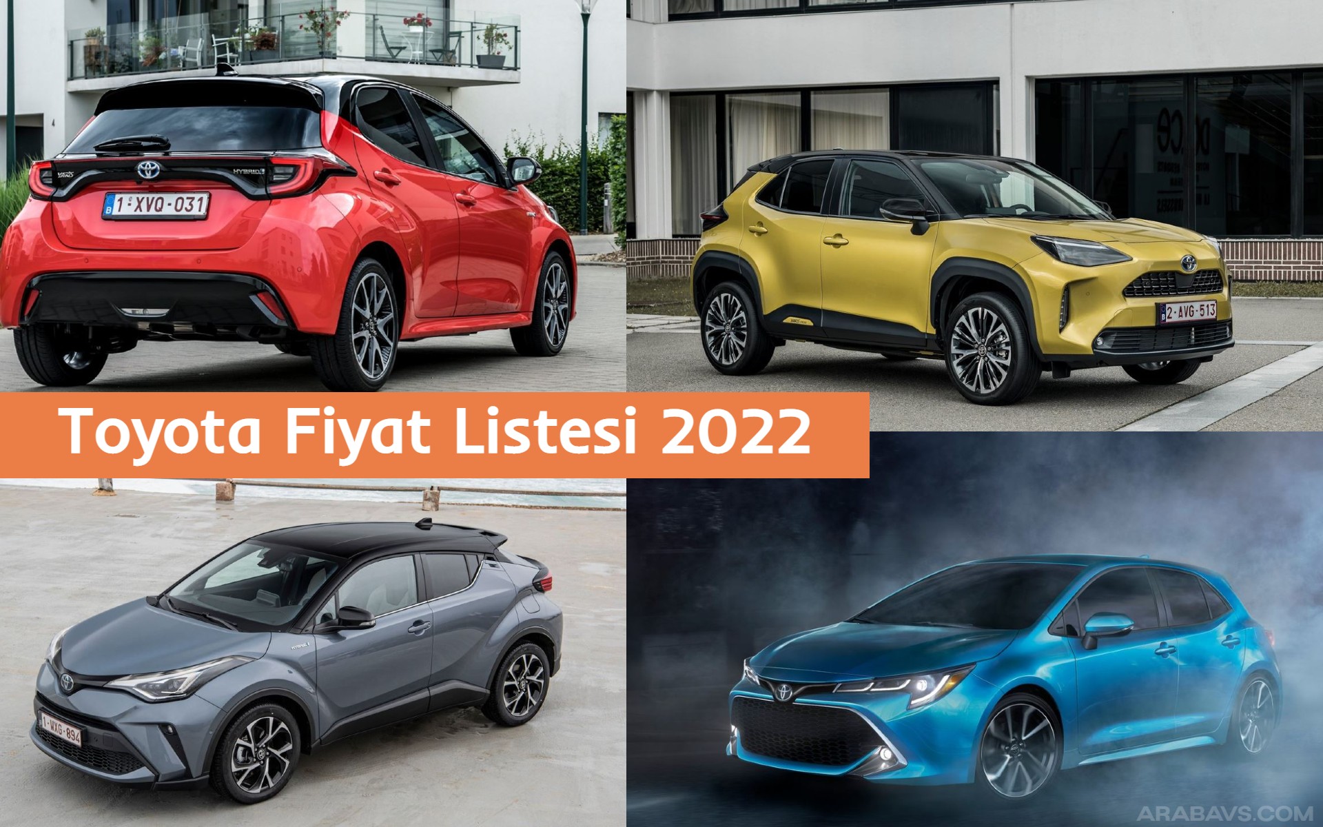 2022 Toyota fiyat listesi 