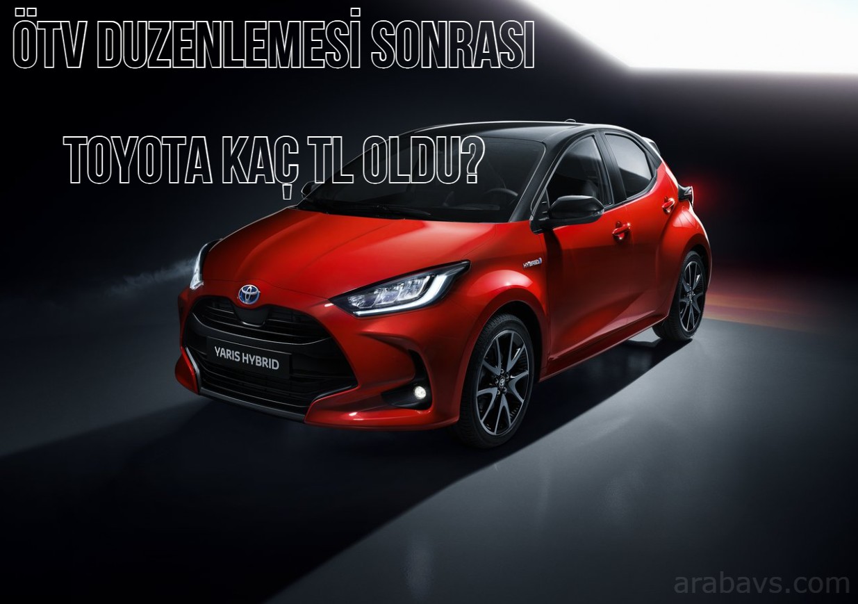 Toyota 2022 Kasım ÖTV Düzenlemeli Fiyat Listesi!